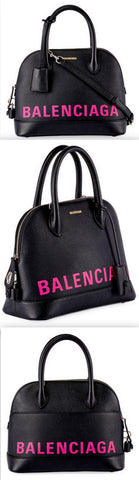 Ville S Leather Tote, Black