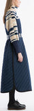Paneled Puffer Wool Coat