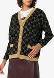 GG Cotton Lurex Cardigan