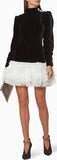 Tulle and Velvet Mini Dress
