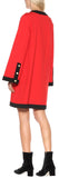 Jersey Color-Contrast Dress