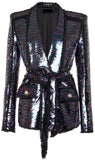 Sequin-Embellished Blazer