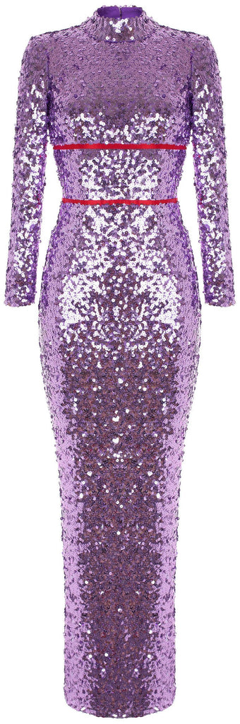 Lilac Sequin Dress