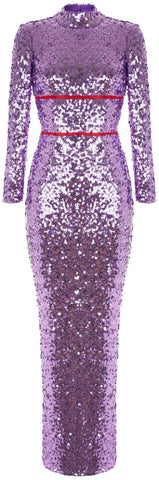 Lilac Sequin Dress