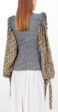 Knit Top with Ruffles