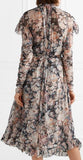 Tempest Frolic Ruffled Floral-Print Silk-Georgette Midi Dress