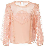 Ruffled Lace Blouse