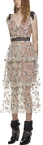 Star Mesh Midi Dress