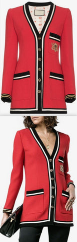 Sable Military Cardigan Jacket