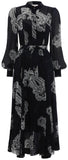 'Whitewave' Fluted Dress