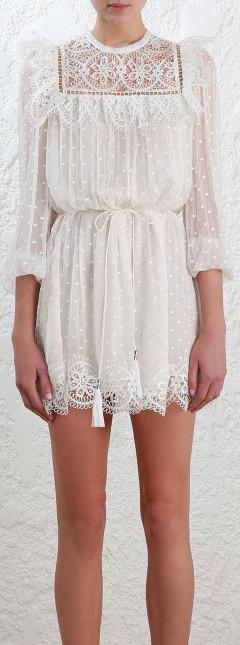 Meridian Circle Lace Playsuit