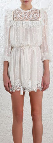 Meridian Circle Lace Playsuit