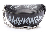 Graffiti Souvenir Leather Belt Bag