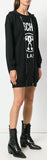 Logo Print Hoodie-Dress