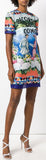 Short-Sleeve Printed Dress