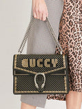 Guccy Dionysus Medium Shoulder Bag - White or Black