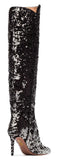 Gainsbourg 85 Silver Sequin Boots