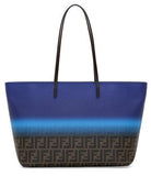 FF Two Tone Ombre Zucca Roll Bag - Cobalt Blue, Pink, Light Blue, Orange