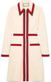 Grosgrain-Trimmed Dress
