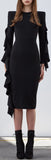 Marin Black Ruffle Dress