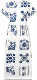 Embroidered Smock Dress