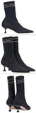 Knit Kitten-Heel Sock-Booties