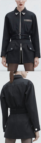 Cropped Utility Jacket
