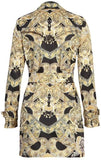 Baroque Double-Breasted Short Coat