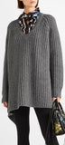 Ribber Wool Scarf Sweater