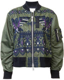 Embroidered Bomber Jacket