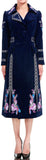 Embroidered Velvet Coat