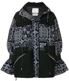 Floral Embroidered Padded Jacket