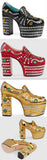 'Amilina' Embellished Platform Loafer - Black, Red, Metallic Gold | DESIGNER INSPIRED FASHIONS