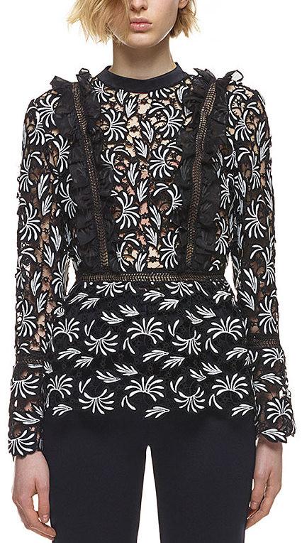 Paisley Frilled Top - DESIGNER INSPIRED FASHIONS