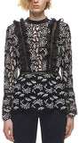 Paisley Frilled Top - DESIGNER INSPIRED FASHIONS