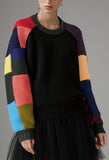 Patchwork Wool Sweater