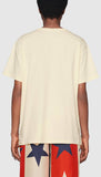 Oversize T-Shirt with Logo and Stars
