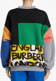 Graffiti Print Panel Sweatshirt