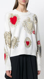 Sacred Heart Knit Sweater