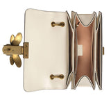 Queen Margaret Small Top Handle Bag, White