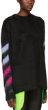 Mohair Gradient Sweater, Black