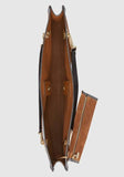 Large Tote with Tiger Head - Blue or Brown