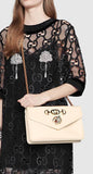 Medium Shoulder Bag with Tiger Head - Black, Red, Green, White