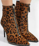 Ari Studded Calf Hair Boots