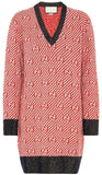 GG Striped Sweater Dress