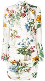 Glass Floral Print Dress
