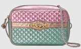 Laminated leather Small Shoulder Bag