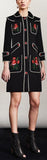Floral-Embroidered Pearl-Embellished Dress