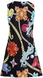 Jewel Print Mini Dress