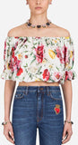 Floral Printed Off-Shoulder Top